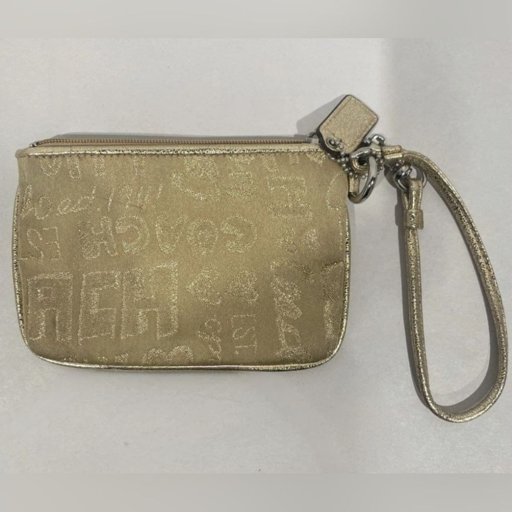 Coach Poppy Gold and Silver W/tag - Picture 2 of 7